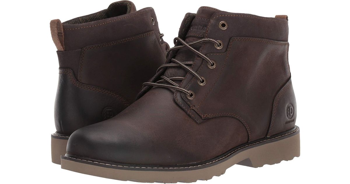 Dunham Leather Jake Waterproof Plain Toe Boot in Brown for Men Lyst