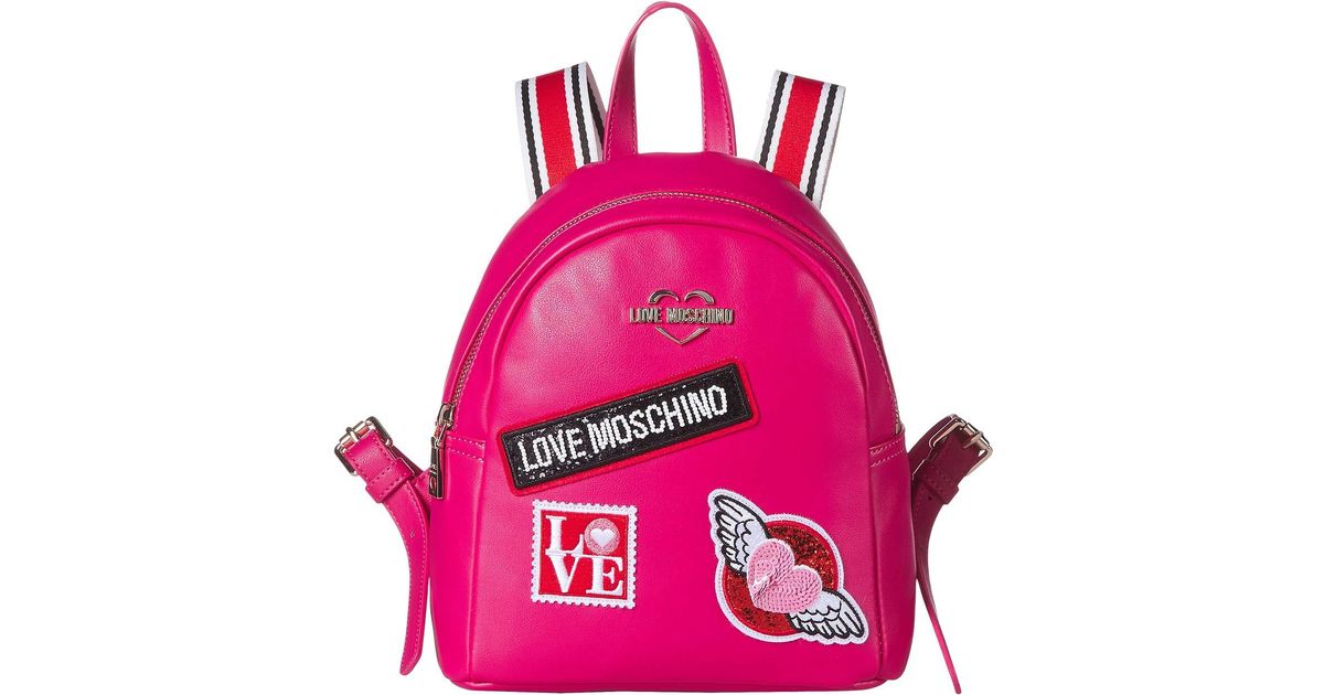 Love Moschino Leather Patch Detail 