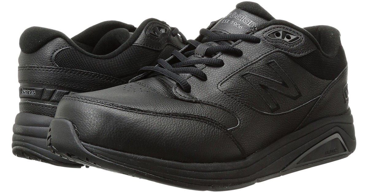 New Balance Mens 928 V3 Lace-up Walking Shoe in Black/Black (Black) for