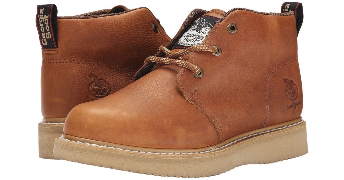 georgia boot wedge chukka composite toe work boot