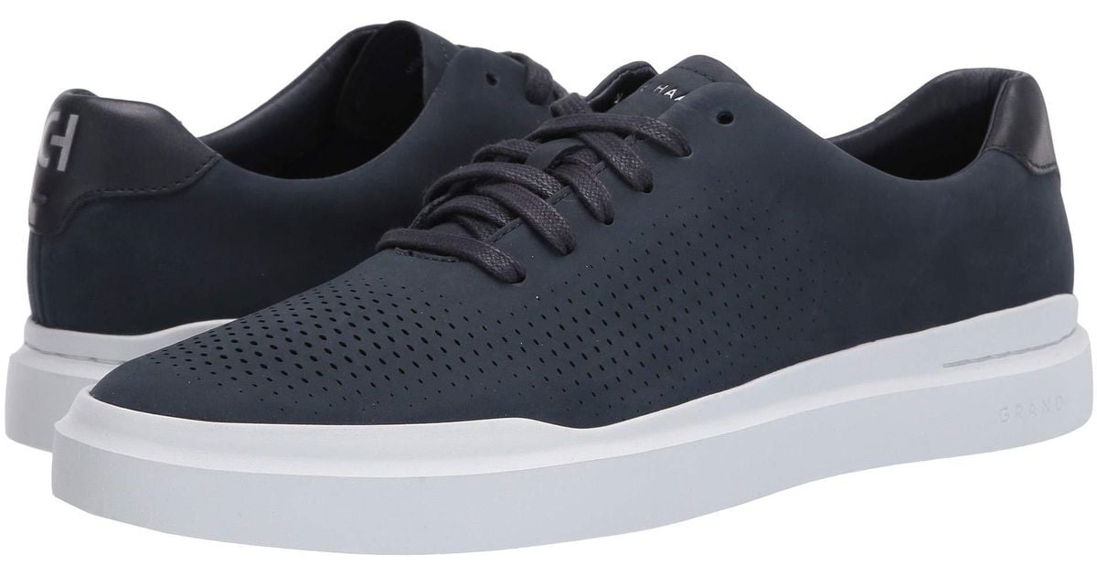 cole haan grandpro perforated sneaker