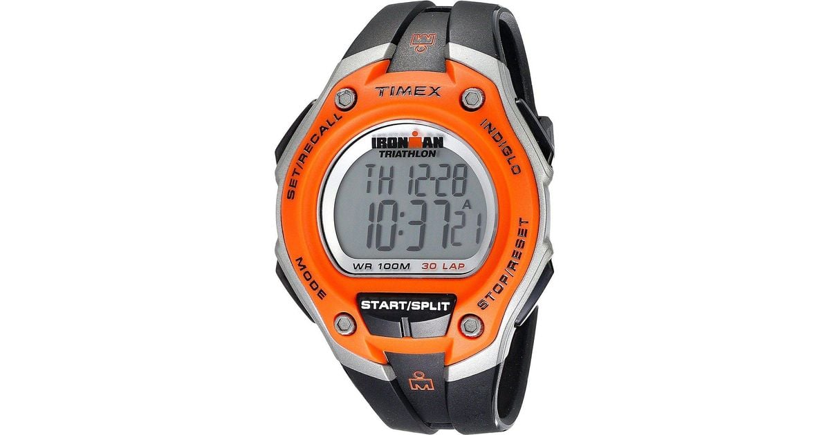 Timex Ironman® 30-lap Oversize Watch in Orange for Men | Lyst