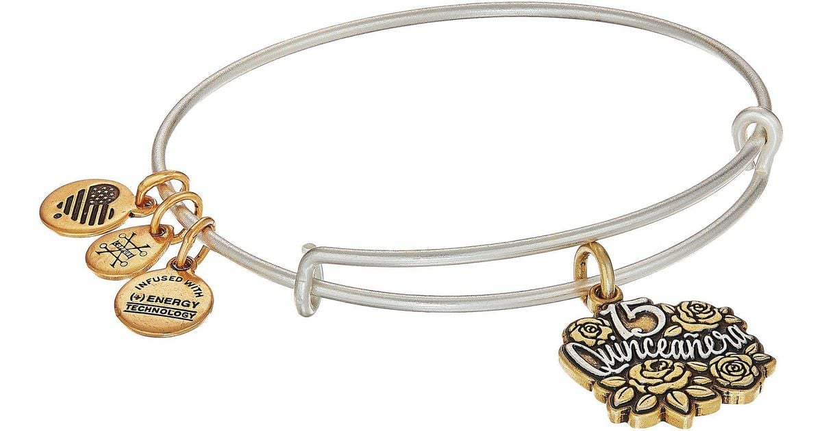 Lyst Alex And Ani Quinceanera Two Tone Bracelet Lyst Alex And Ani Quinceanera Two Tone Bracelet In Metallic