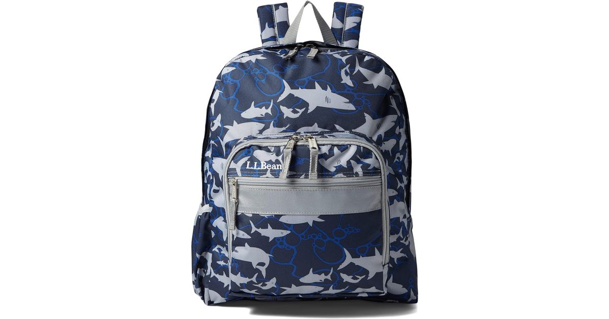 L.L. Bean Kids Original Backpack Print in Blue Lyst