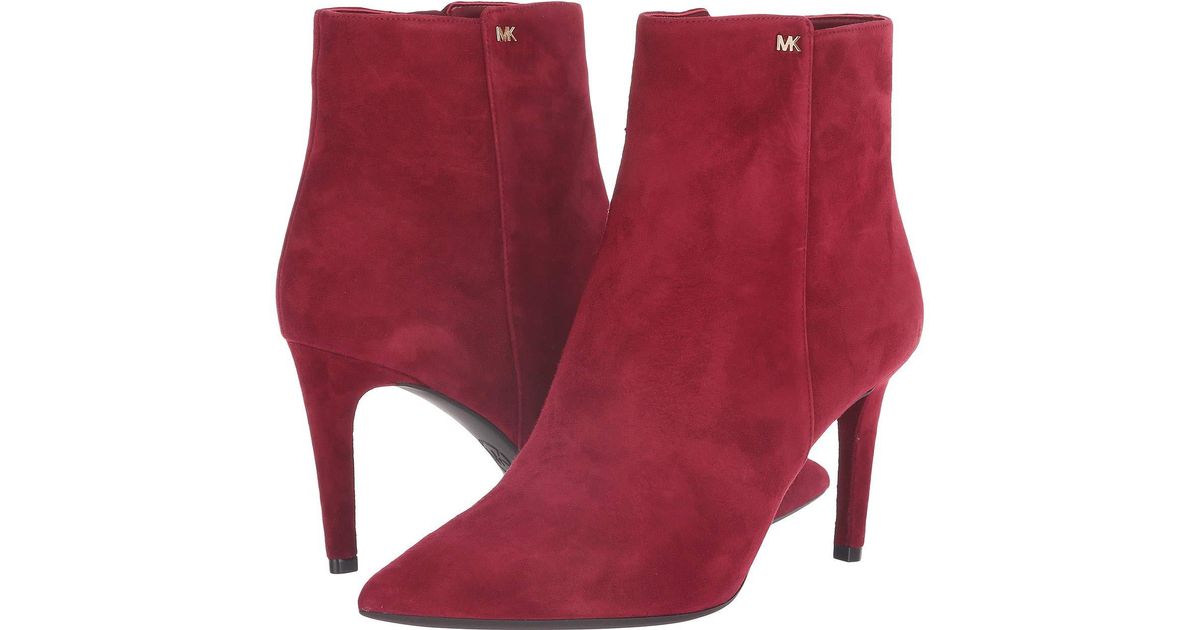 mk red boots