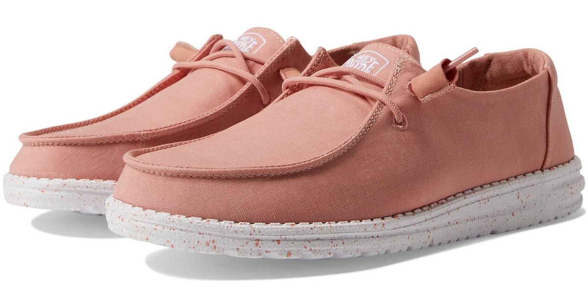 Hey Dude Wendy Slub Canvas in Orange Lyst