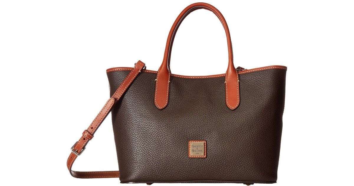 Dooney & Bourke Pebble Brielle (caramel W/ Tan Trim) Handbags in Brown ...