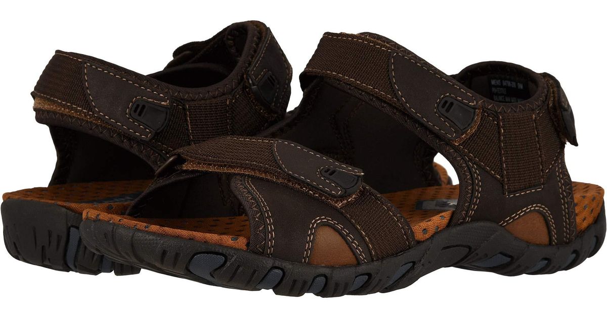 Nunn Bush Neoprene Rio Bravo 3-strap River Sandal in Brown for Men - Lyst