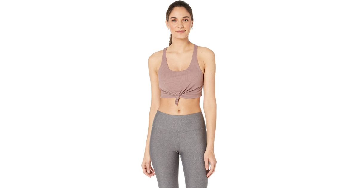 alo knot sports bra
