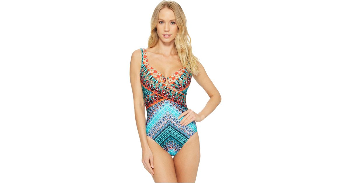 miraclesuit crisscross one piece