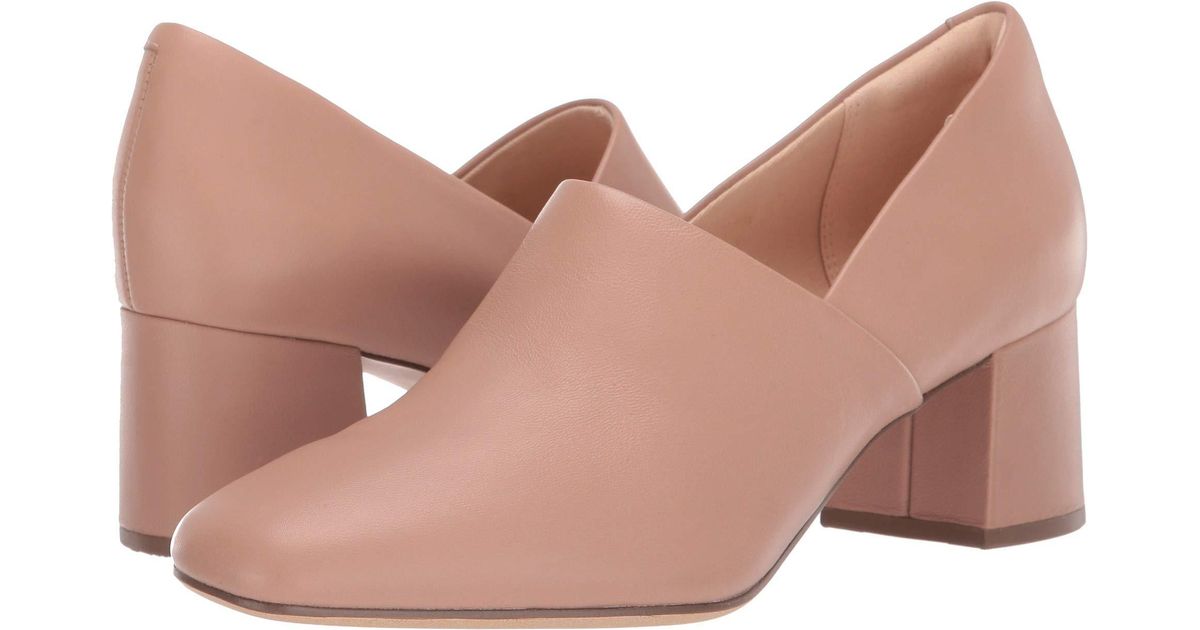 clarks sheer lily leather pumps