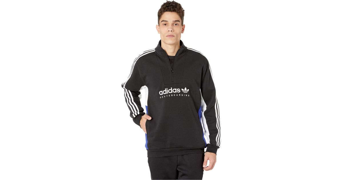 adidas originals apian pullover half zip sweatshirt