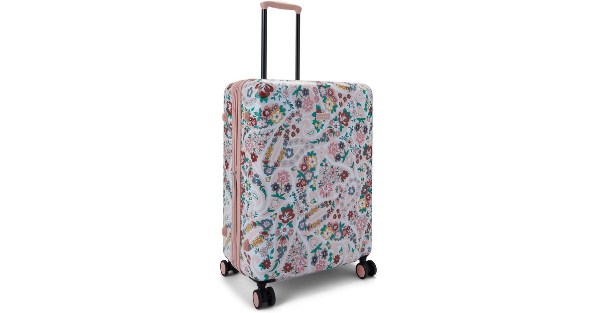 Vera Bradley Synthetic Hardside Rolling Suitcase Luggage Lyst