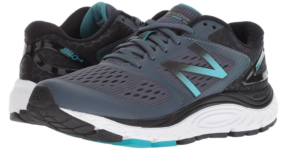 New Balance Synthetic 840v4 in Blue Lyst