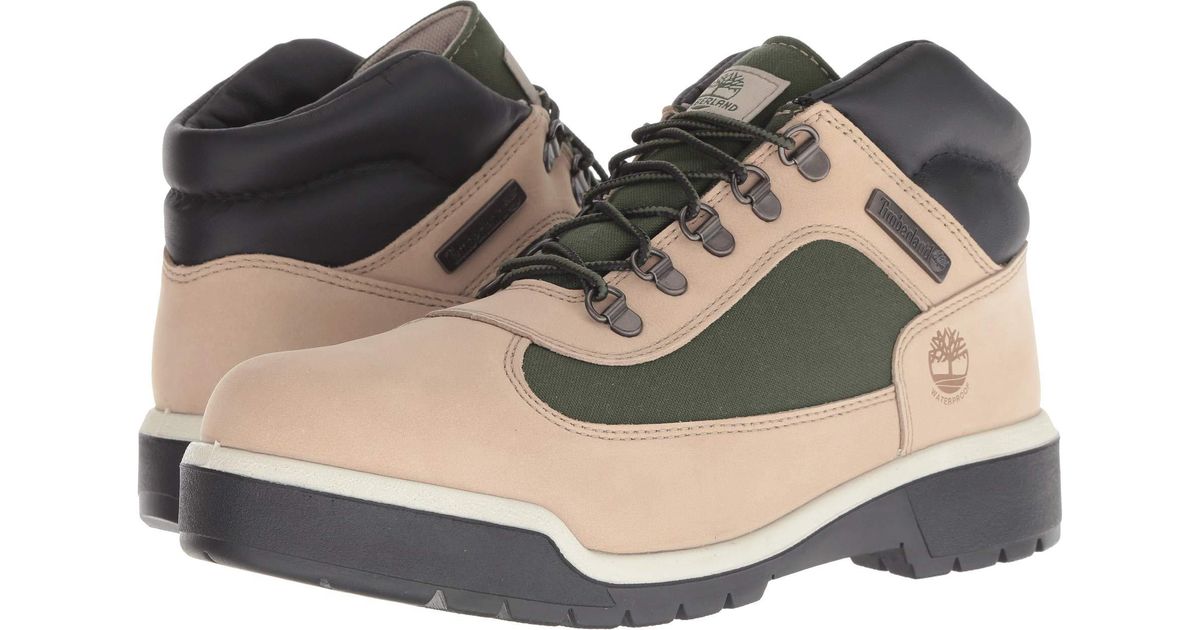 green timberland field boots