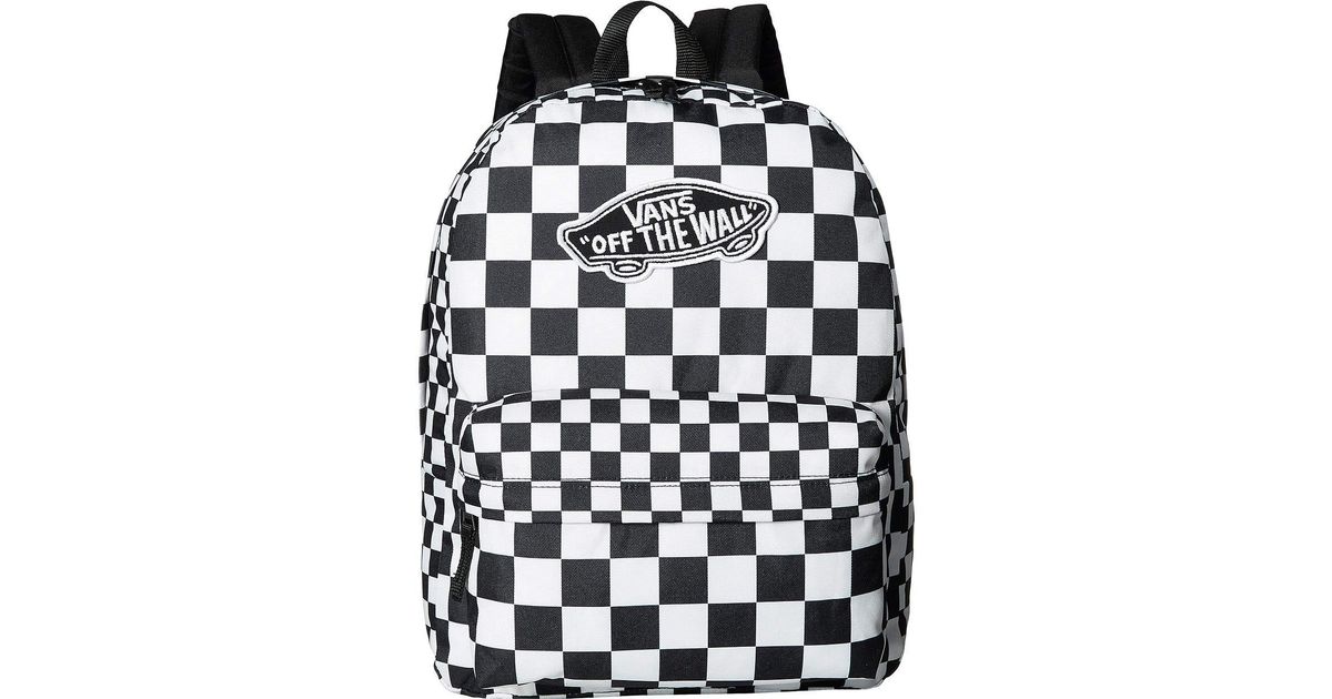 vans realm backpack black desert rose