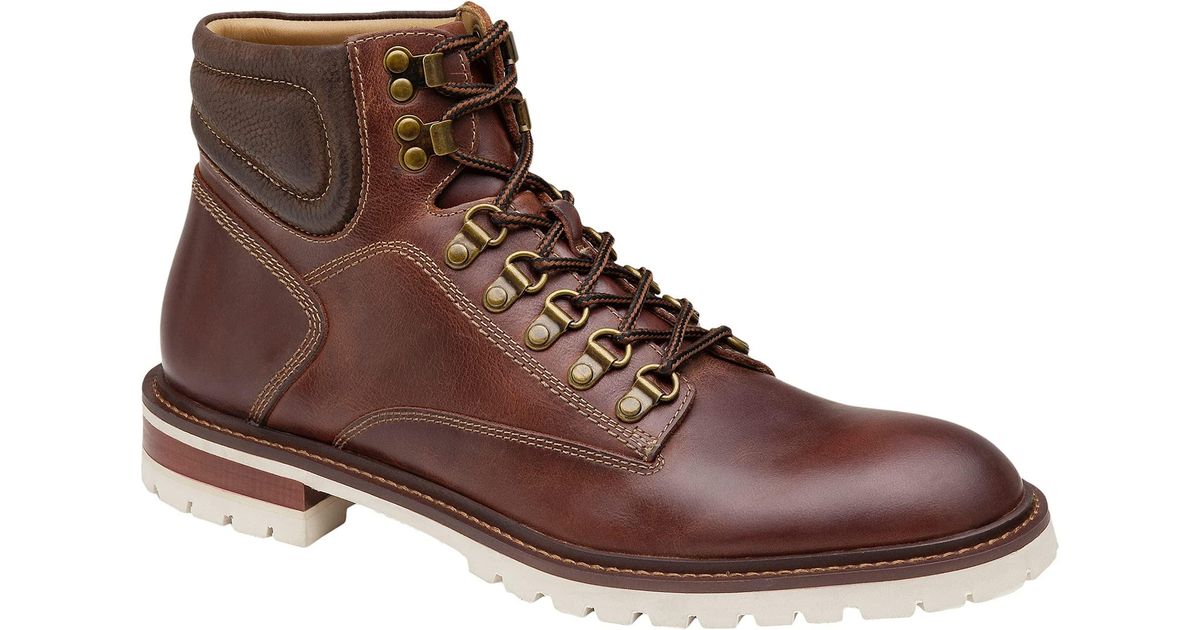 Johnston & Murphy Leather Barrett Alpine Boot in Brown for Men | Lyst