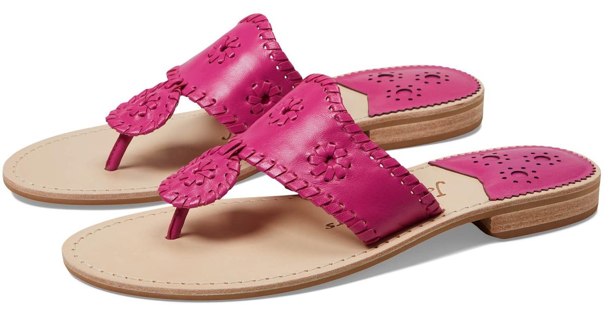 Jack Rogers Jacks Flat Sandal in Pink Lyst