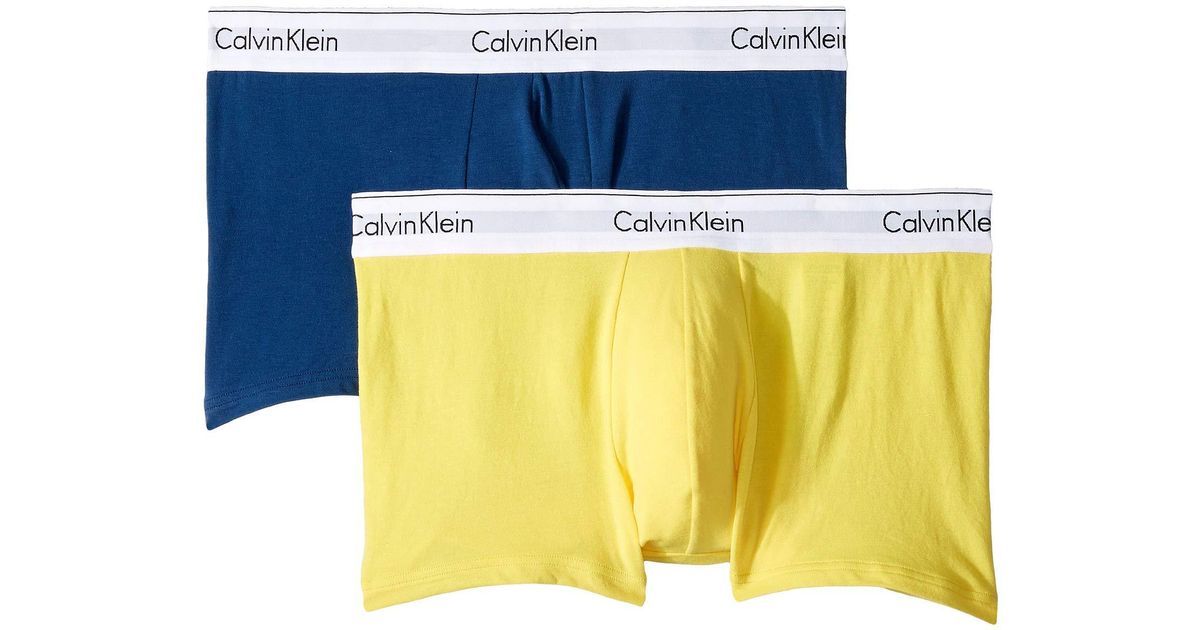 calvin klein men's underwear modern cotton stretch trunks