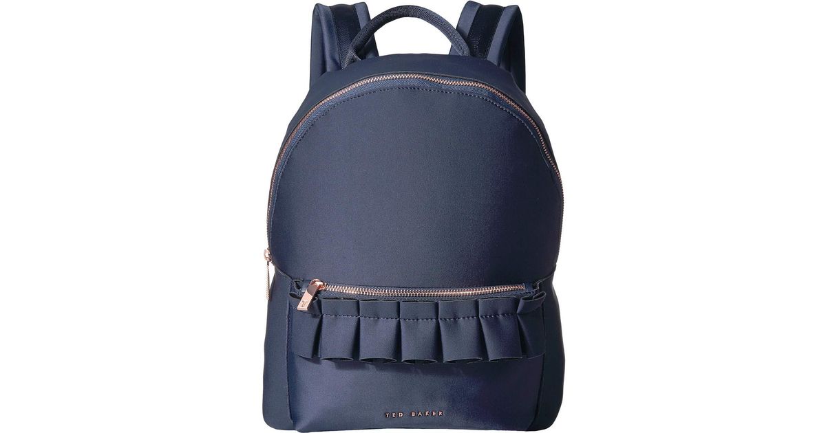 ted baker blue backpack