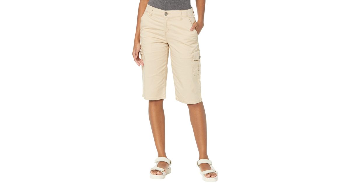 Lee Jeans Petite Flextogo Cargo Skimmer in Natural Lyst