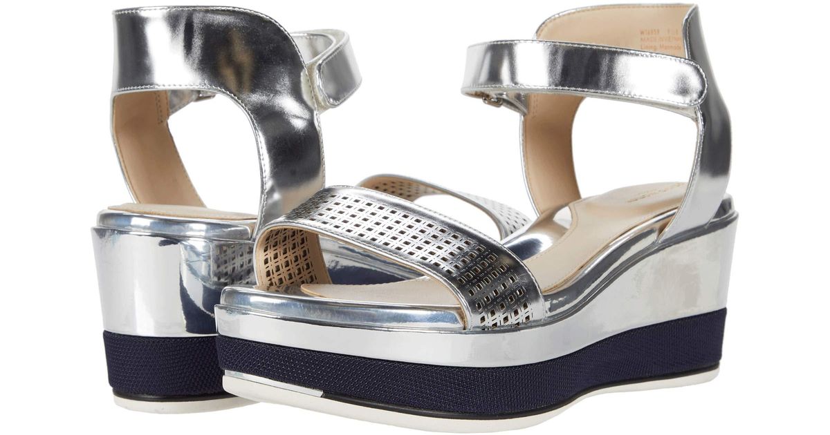 cole haan navy wedge