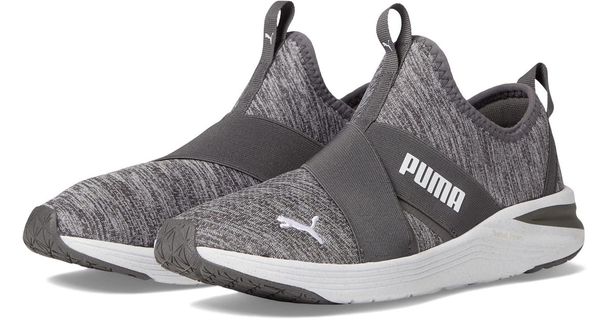 puma women's better foam prowl floral slip on training shoes