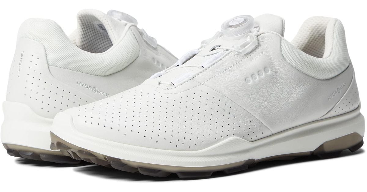 Ecco Leather Biom Hybrid 3 Boa Hydromax Water Resistant Golf Shoe in