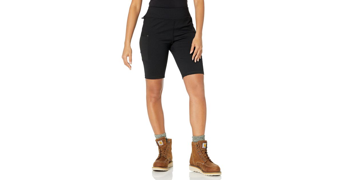 Carhartt Force Fitted Lightweight Utility Shorts in Black