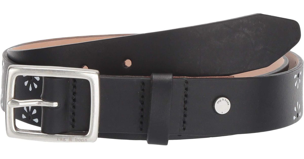 black floral belt