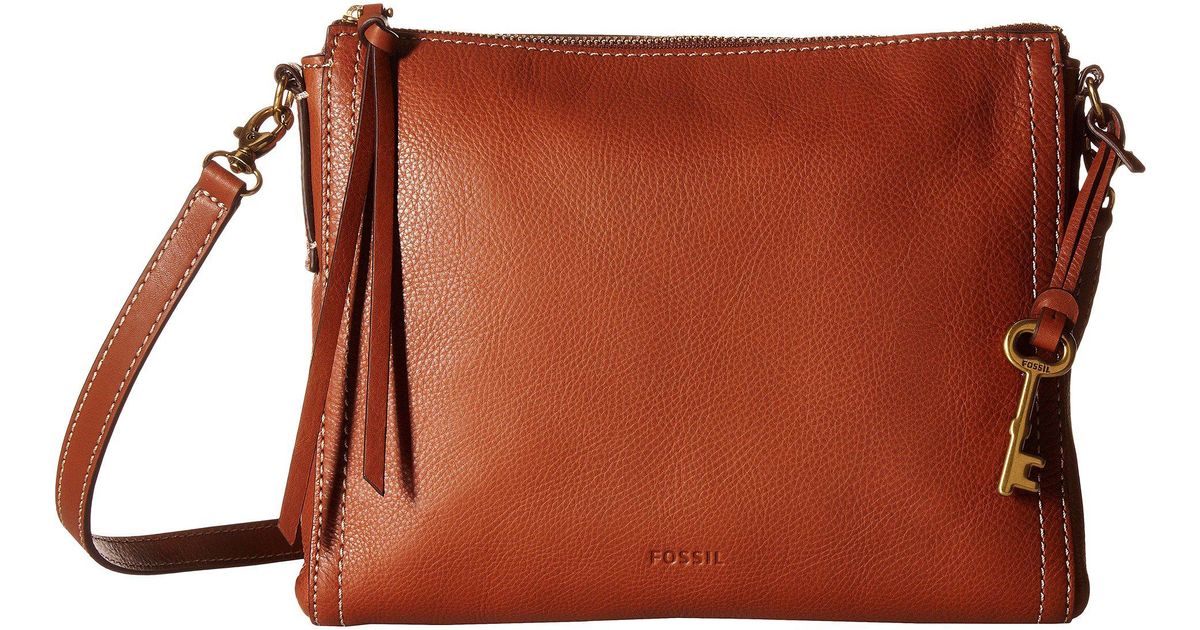Fossil Leather Emma East/west Crossbody 