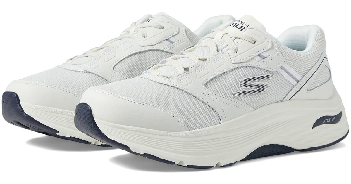 Skechers Max Cushioning Arch Fit - 220198 in White for Men | Lyst
