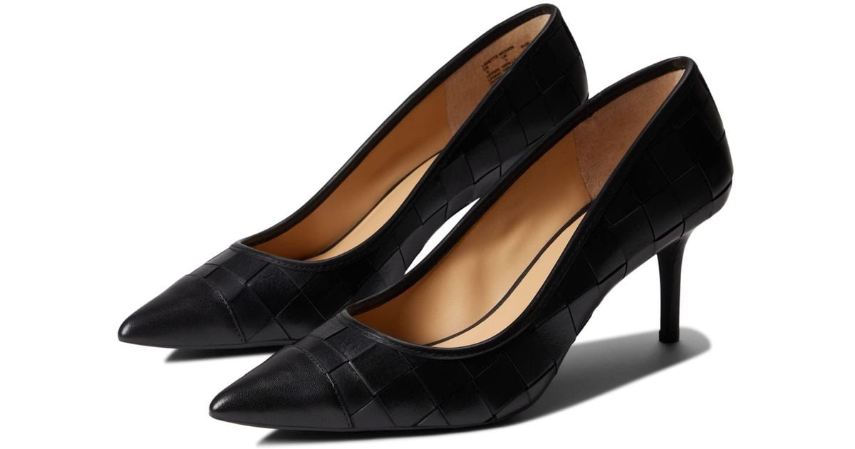 lanette leather pump