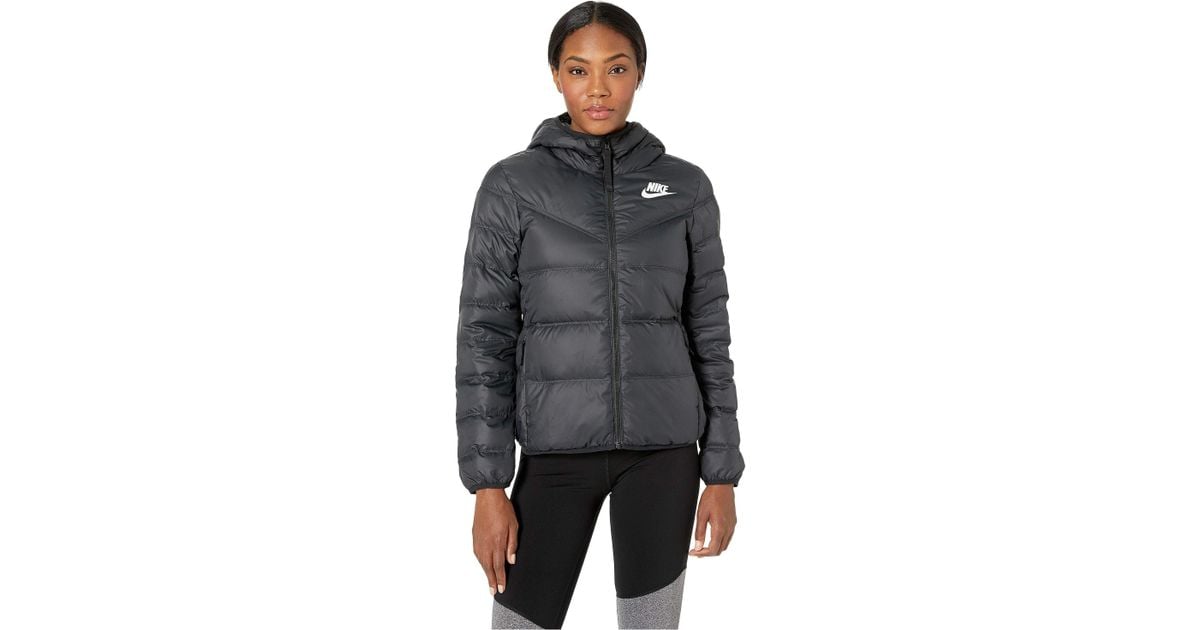 Nike Sportswear Windrunner Down Fill Jacket Reversible in Black | Lyst