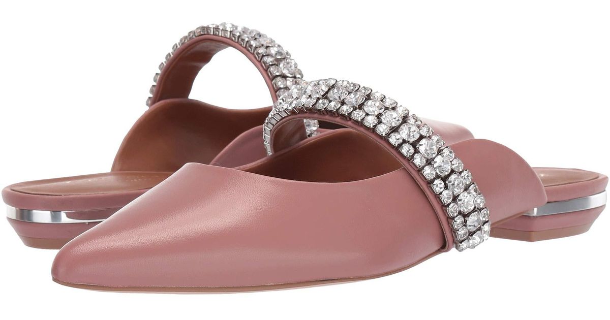 princely crystal embellished mule