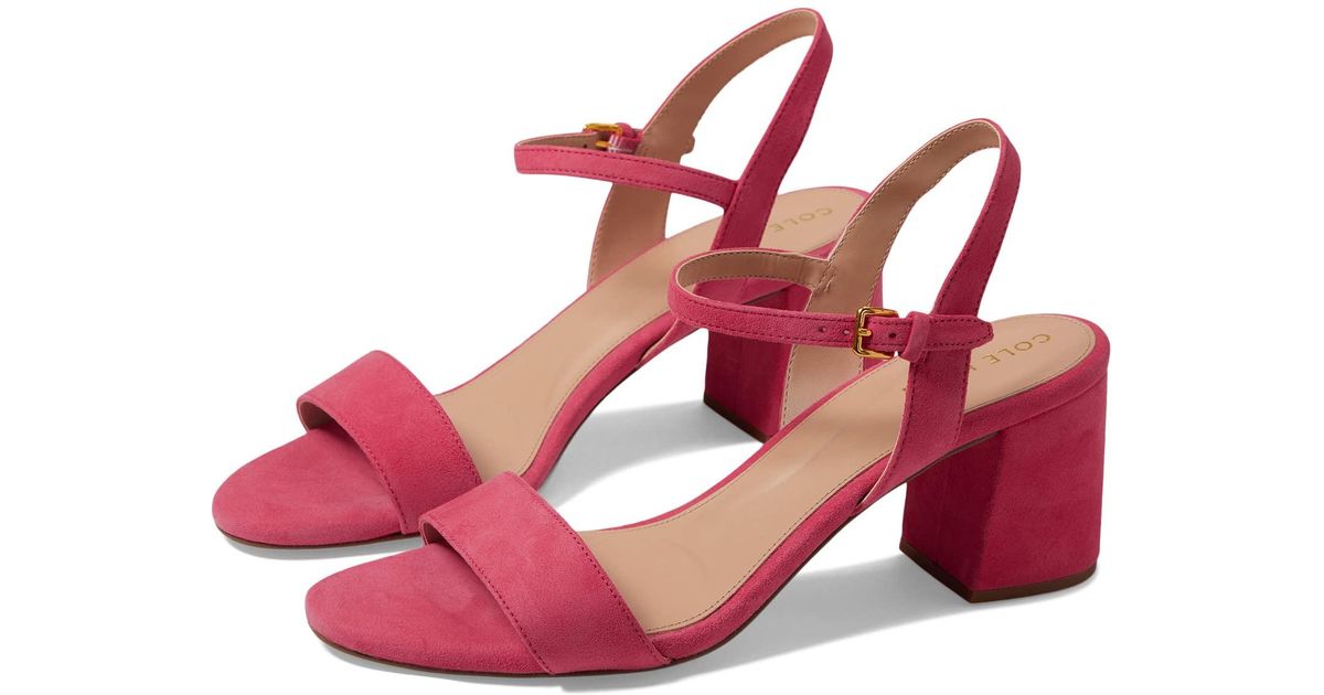 Cole Haan Josie Block Heel Sandal in Red Lyst