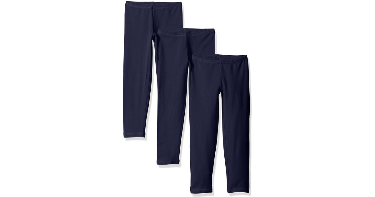 Hanes Little Girls' Leggings in Blue Lyst