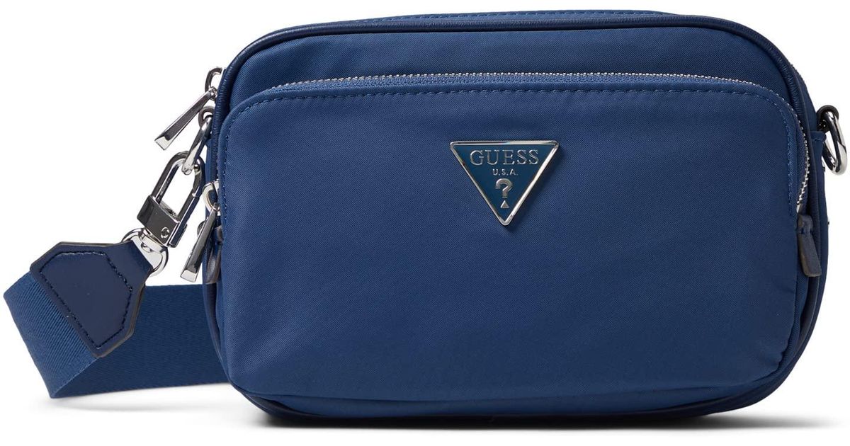Guess Little Bay Crossbody Camera in Blue Lyst