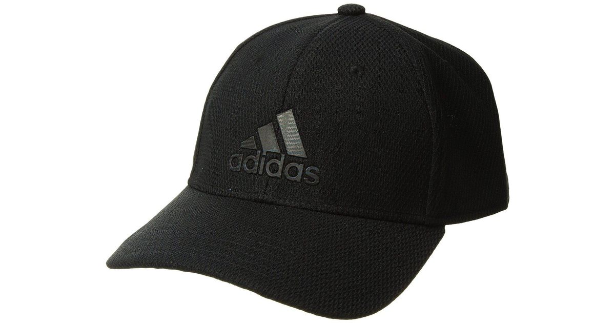 black on black adidas hat
