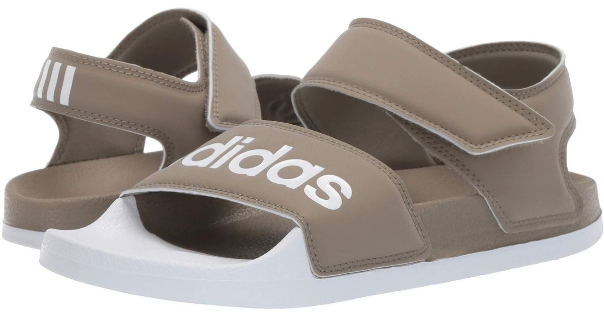adidas Synthetic Adilette Sandal (trace Cargo/footwear White/footwear White) Women's Shoes - Lyst