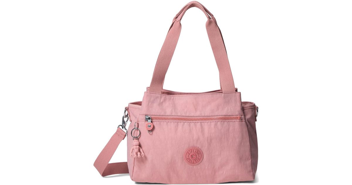 Kipling Elysia Satchel in Pink Lyst
