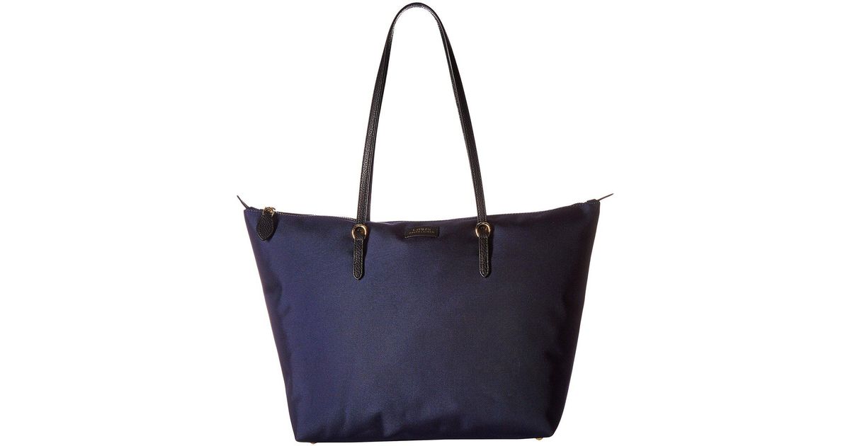 ralph lauren navy handbag