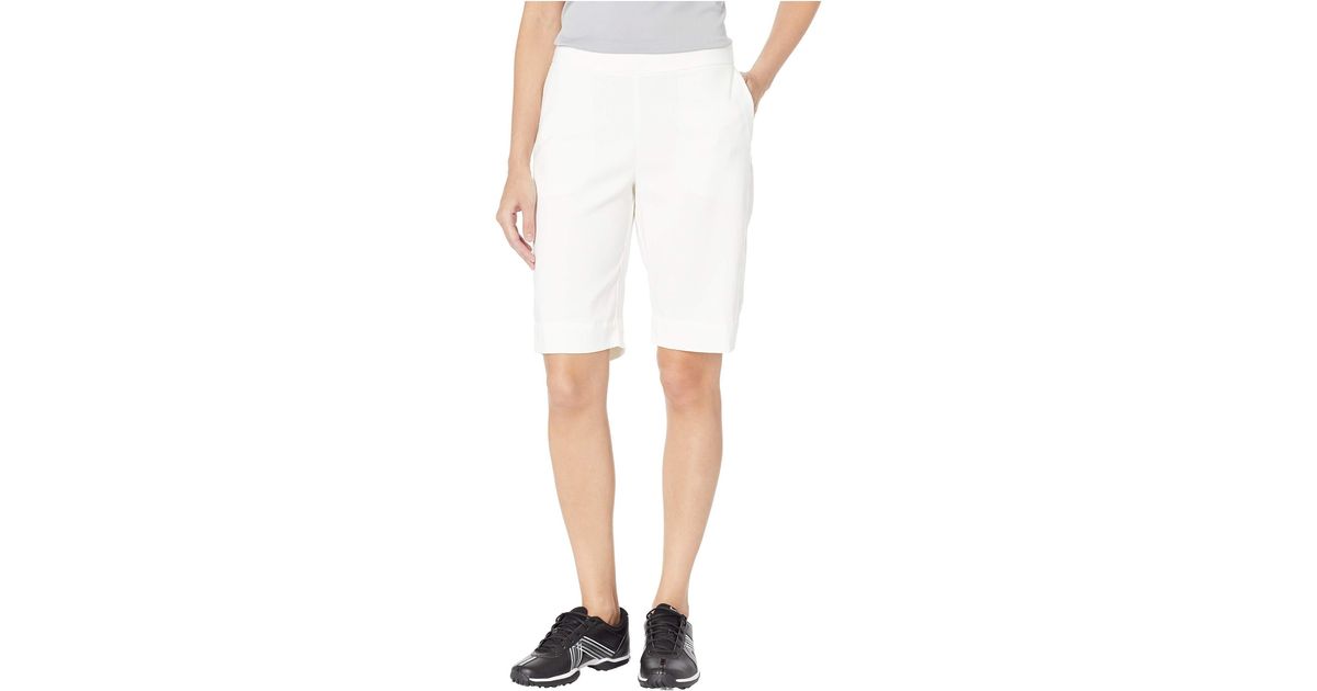 nike woven shorts white