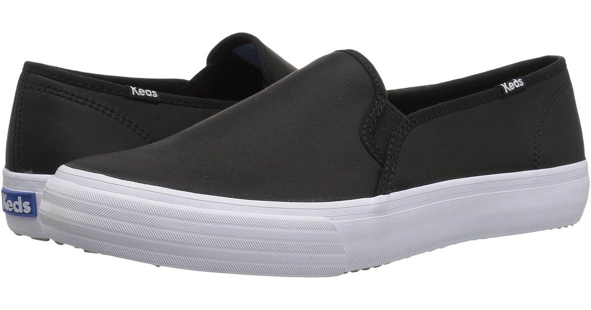 keds double decker suede black