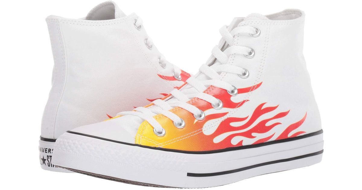 all star converse flame