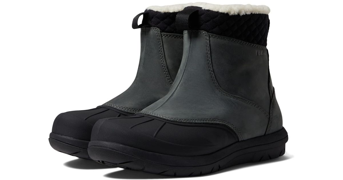 L.L. Bean Leather Storm Chaser Boots Zip 5 in Gray | Lyst