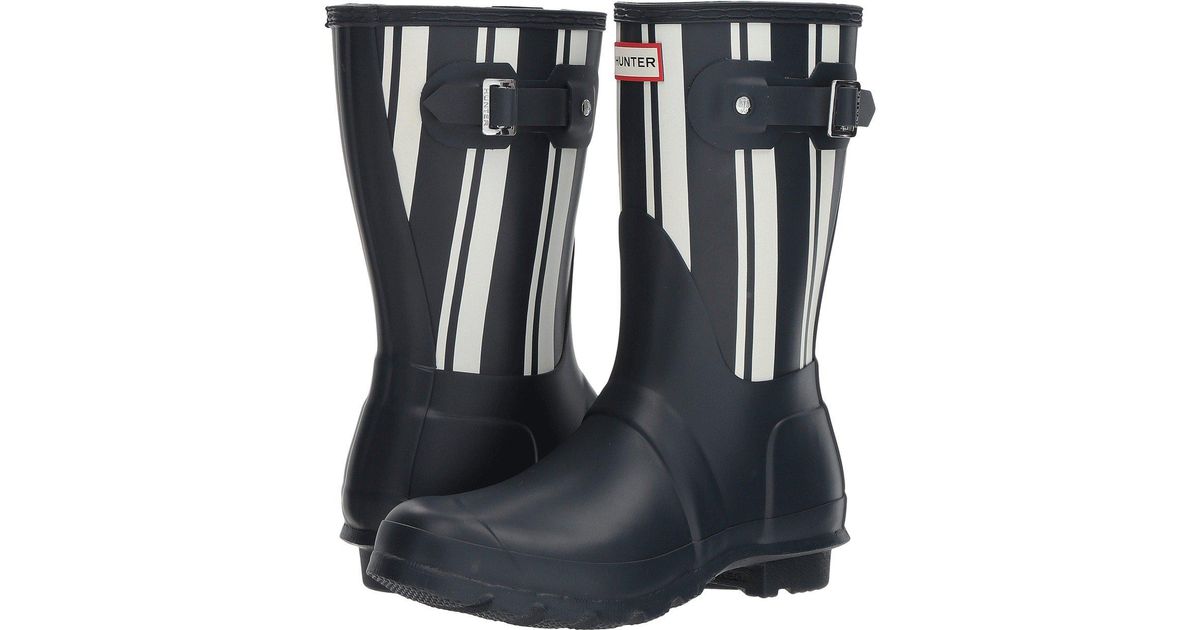 hunter garden stripe boots