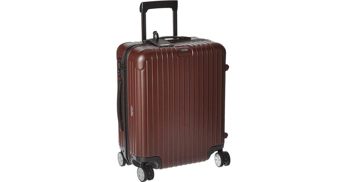rimowa red luggage