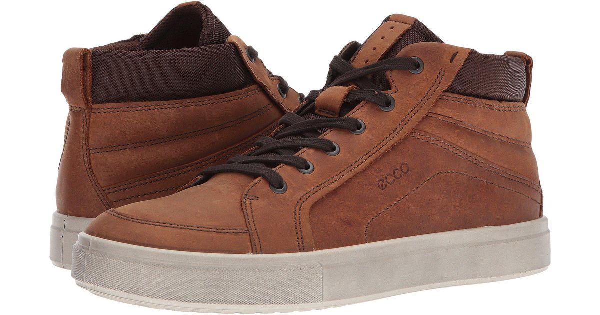 ecco mens high top sneakers