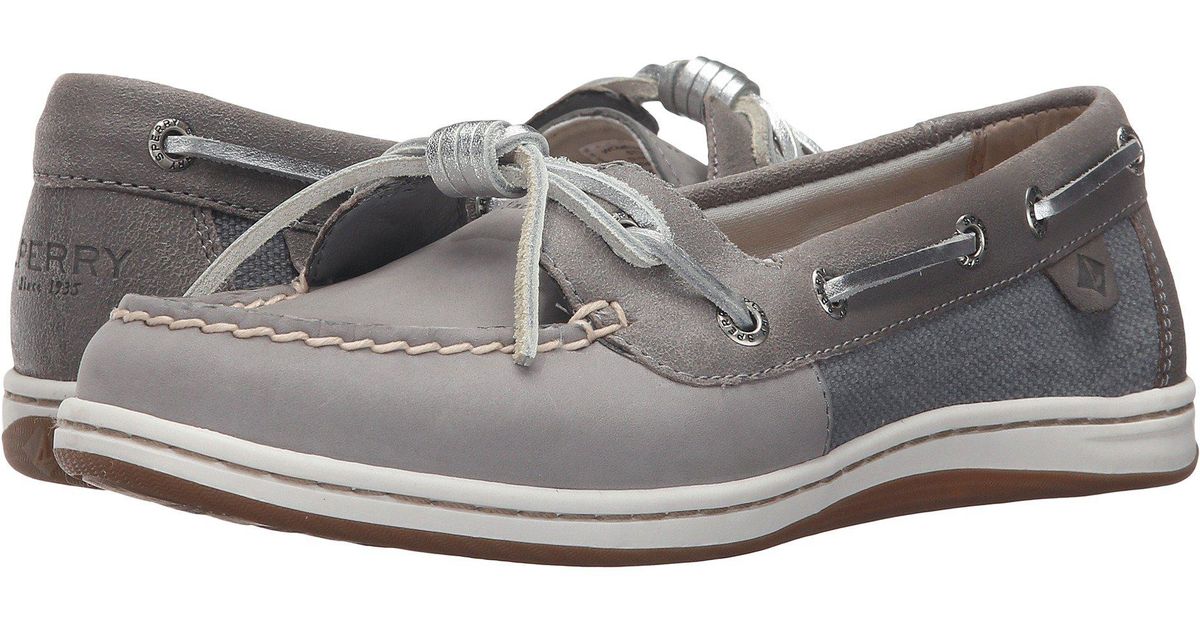 gray women's sperrys